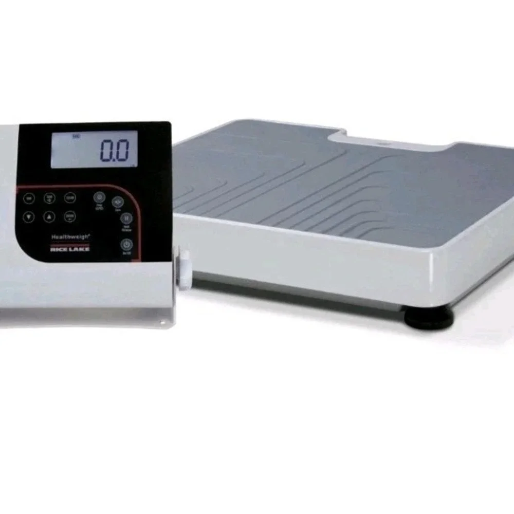 Rice Lake 121304 150-10-7 Digital Physician Scale Floor-Level,550lbx0.2lb